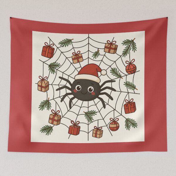 Item preview, Spider in Christmas Wonderland designed and sold by LegademaArt.