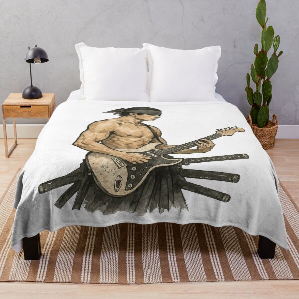 Item preview, Samurai Warrior Playing Electric Guitar designed and sold by TeeARTHY.