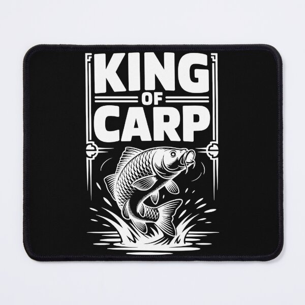Item preview, White King of Carp Fishing Design designed and sold by MonkiFlipp.