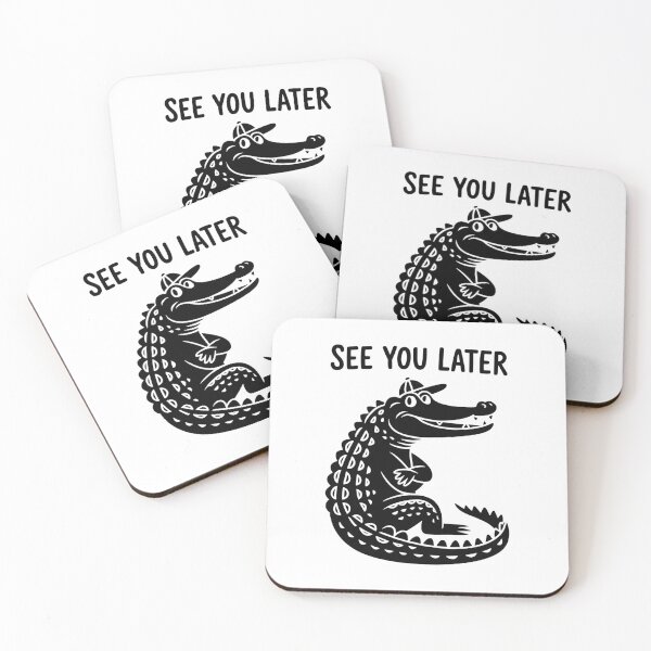 Item preview, Funny Alligator See You Later Design designed and sold by MonkiFlipp.
