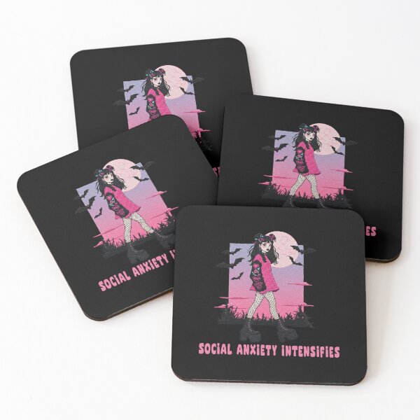 Item preview,  Social Anxiety Intensifies Goth Girl designed and sold by TeeARTHY.