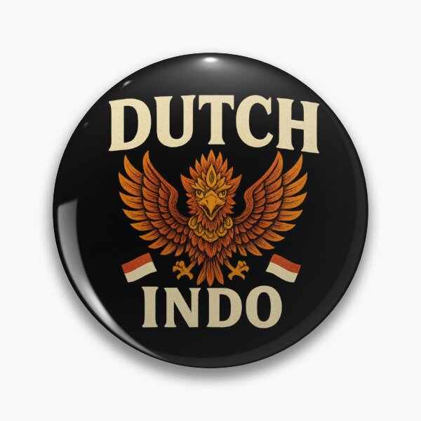 Item preview, Dutch Indo Garuda Heritage – Bold Eagle Fusion Graphic Tee designed and sold by getpressedshirt.
