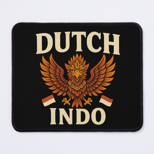 Item preview, Dutch Indo Garuda Heritage – Bold Eagle Fusion Graphic Tee designed and sold by getpressedshirt.