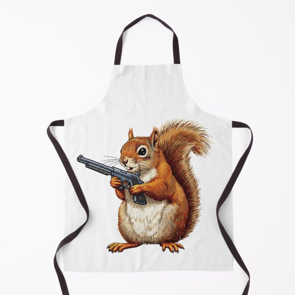 Item preview, Funny Squirrel Holding a Shotgun designed and sold by TeeARTHY.