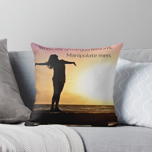 Item preview, When life gives you lemons manipulate men print designed and sold by Lily Farris.