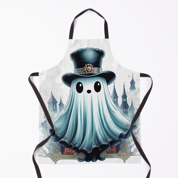 Item preview, Spooky Chic Top Hat Ghost designed and sold by LanaGustavsson.