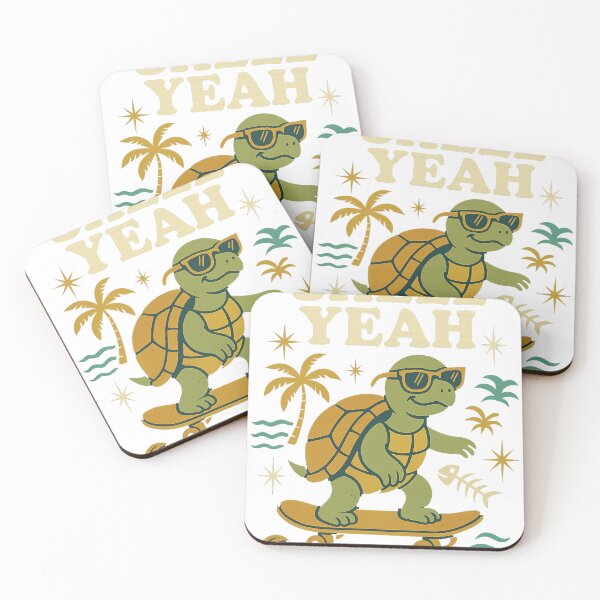 Item preview, Shell Yeah – Retro Turtle Vibes Mid Century Evergreen Design designed and sold by FluffyCreative.