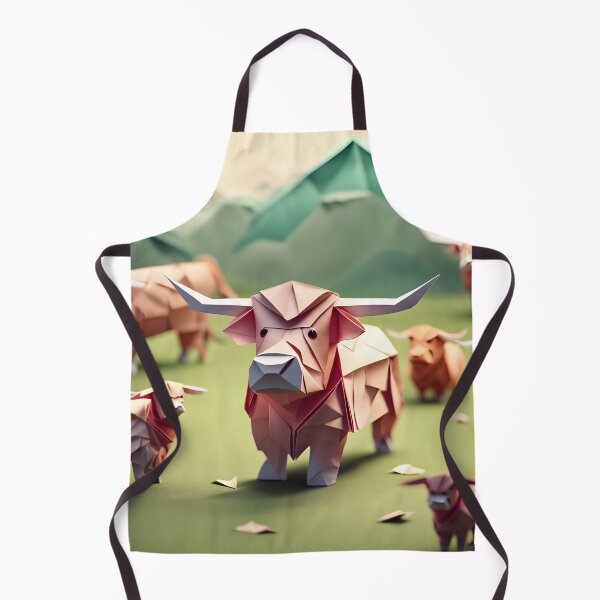 Item preview, Origami Art - The Gentle Giants of the Highlands designed and sold by ArtfulFolds.