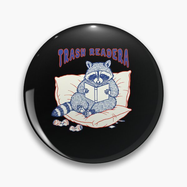 Item preview, Trash Reader Funny Raccoon Book Lover designed and sold by TeeARTHY.