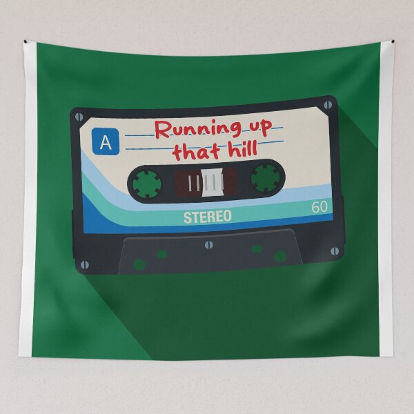 Item preview, running up that hill, stranger things, kate bush designed and sold by Captain Banjo.