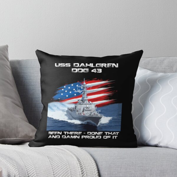 Item preview, USS Dahlgren DDG-43 Destroyer Ship USA Flag Veteran Day Xmas 		 designed and sold by gbemousigets.