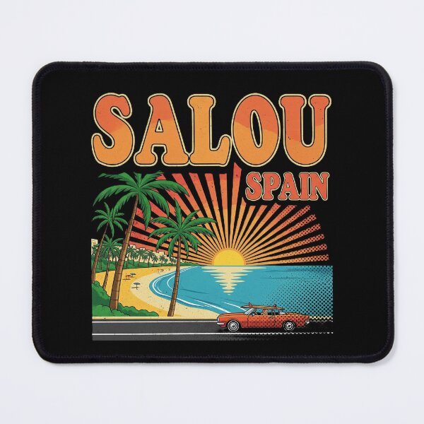 Item preview, Vintage Salou Spain Sunset Cruiser | Retro Beach Vibe Graphic designed and sold by DMNindustries.