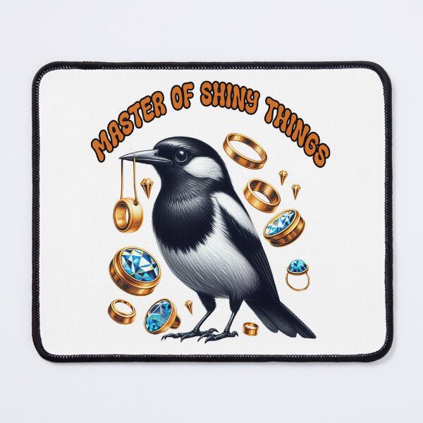 Item preview, Master of Shiny Things Magpie Crow designed and sold by TeeARTHY.