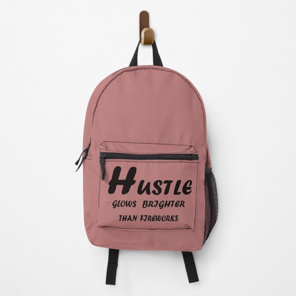 Item preview, Hustle Glows Brighter Than Fireworks – Motivational Festive Energy Design designed and sold by ArtNestVerse.
