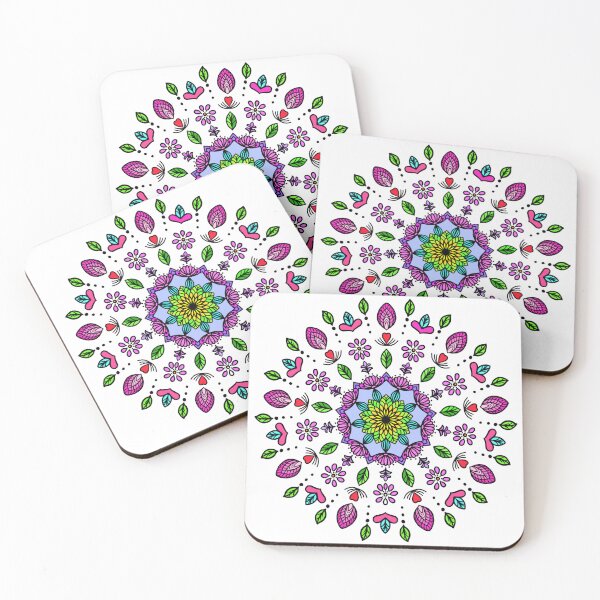 Item preview, Celestial Mandala Bloom – Vibrant Floral Harmony by Nara2560 designed and sold by Nara2560.
