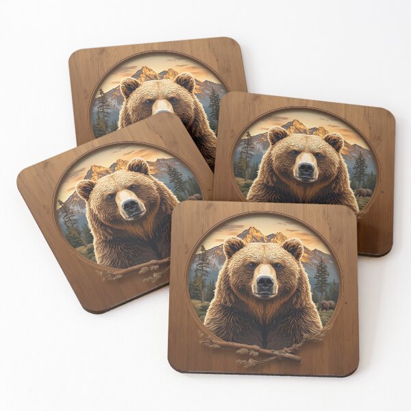 Item preview, Bear Wall Art designed and sold by RisingWolfStudio.
