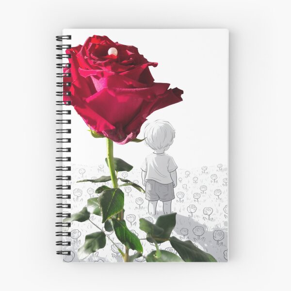 Item preview, The Boy and the Rose – Emotional Conceptual Art of Love and Loss designed and sold by jelonkaa.