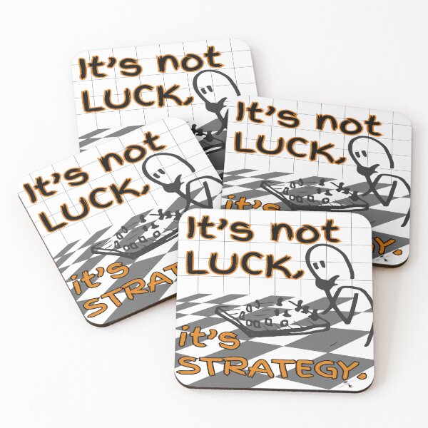 Item preview, It’s Not Luck — It’s Strategy designed and sold by PawnShiftGoods.