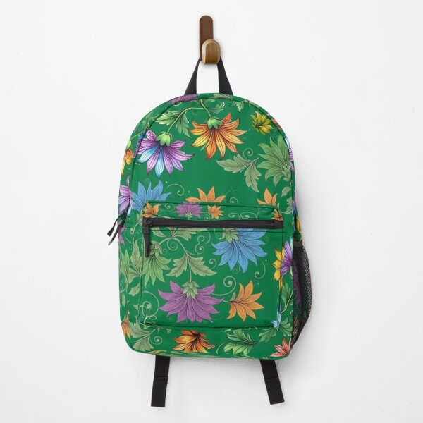 Item preview, Patrón floral colorido – Diseño vibrante de jardín botánico - VERDE designed and sold by PAPIRO SIGLO XXI.