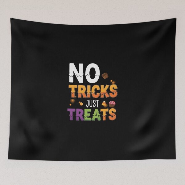 Item preview, No Tricks Just Treats - Sweet Halloween Candy Fun Graphic designed and sold by DMNindustries.
