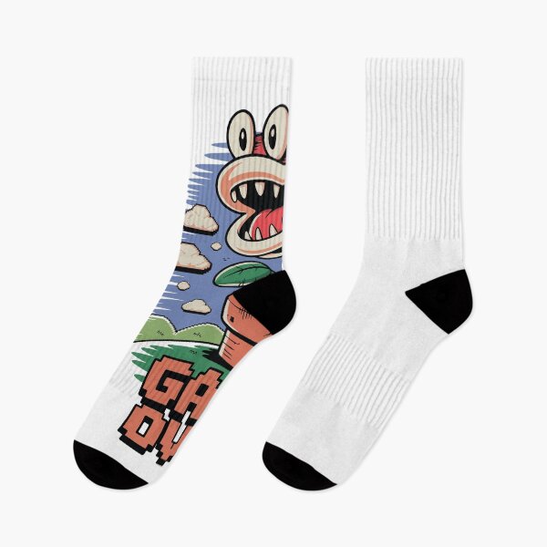 Item preview, Game Over Piranha Plant | Retro 8-Bit Gaming T-Shirt designed and sold by Apparel Fashion.