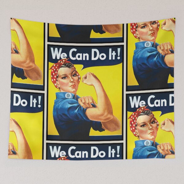 Item preview, We can do it vintage rosie bandana designed and sold by Captain Banjo.