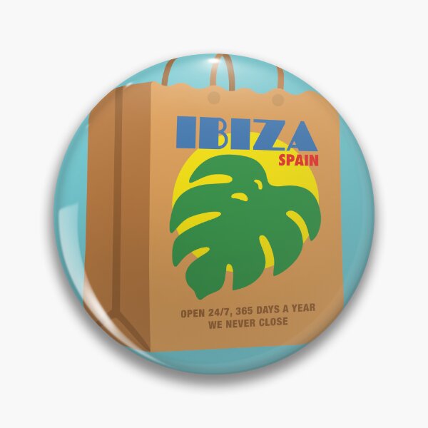 Item preview, IBIZA retro vintage palm leaf designed and sold by Captain Banjo.