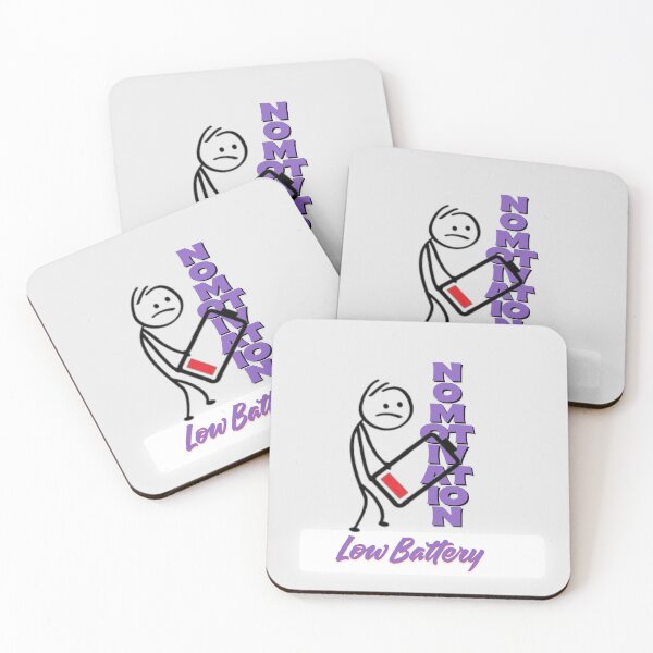 Item preview, Low Battery No Motivation designed and sold by ArtesioByZaber.