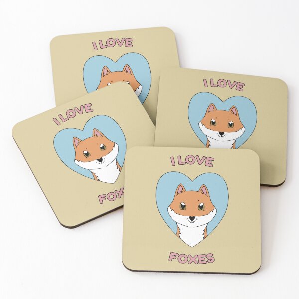 Item preview, I LOVE FOXES designed and sold by HugSomeNettles.