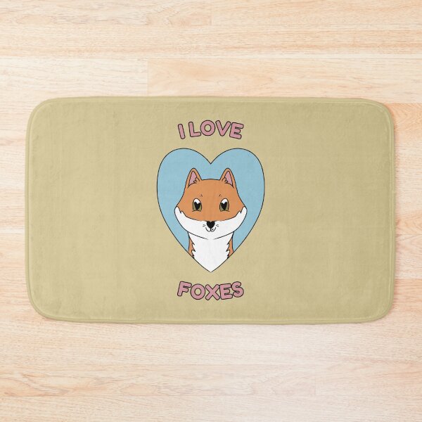 Item preview, I LOVE FOXES designed and sold by HugSomeNettles.