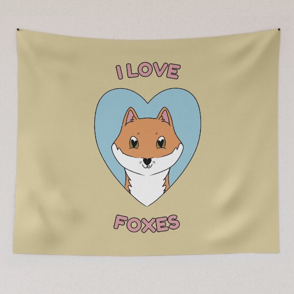 Item preview, I LOVE FOXES designed and sold by HugSomeNettles.