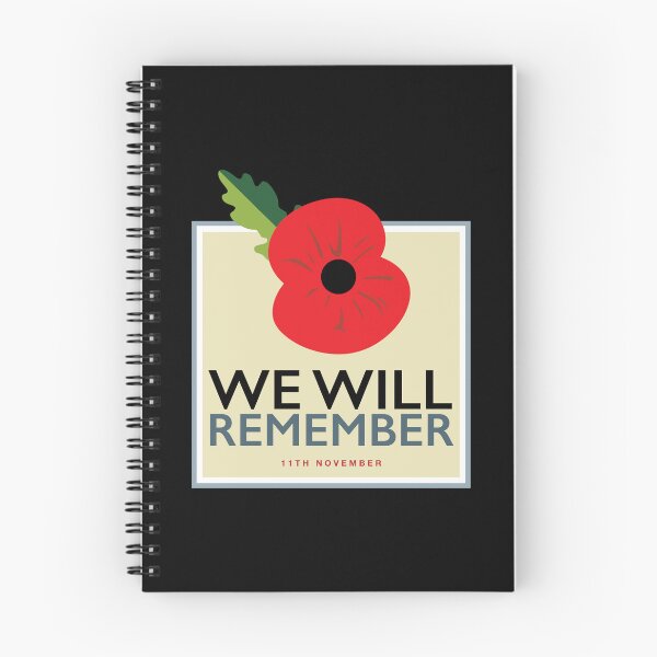 Item preview, Poppy We will remember 11 November designed and sold by Captain Banjo.