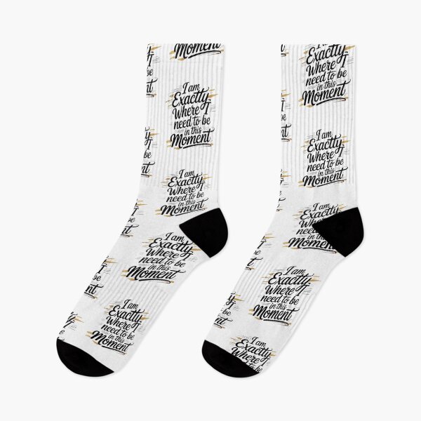 Item preview, I Am Exactly Where I Need to Be – Positive Affirmation Motivational Quote designed and sold by WHDProduction45.