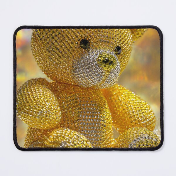 Item preview, Gemstone Yellow Teddy Bear Digital Art designed and sold by AngelHomes1.