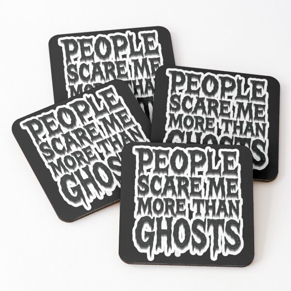Item preview, People Scare Me More Than Ghosts designed and sold by Prints-by-Olaf.