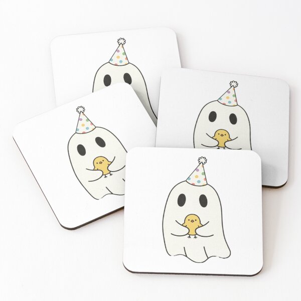 Item preview, Chick ghost birthday boo halloween christmas spooky pumpkin autumn cute funny designed and sold by CheeseBlueprint.