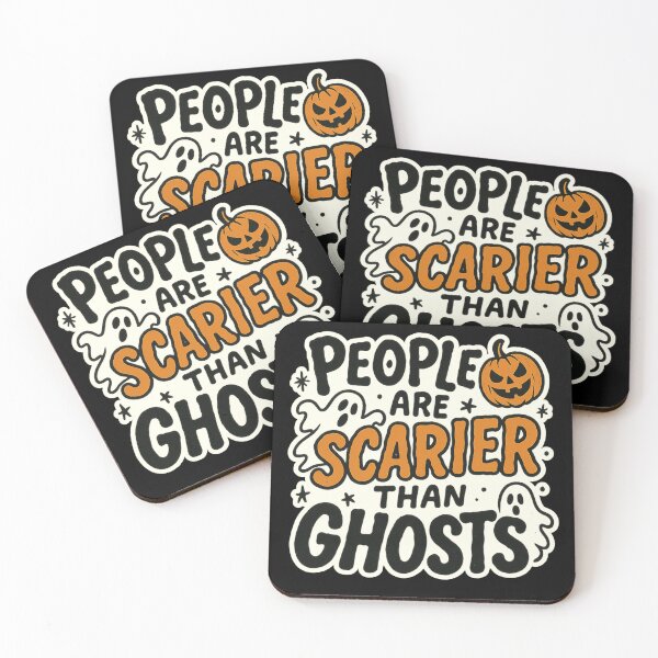 Item preview, People Are Scarier Than Ghost designed and sold by Prints-by-Olaf.