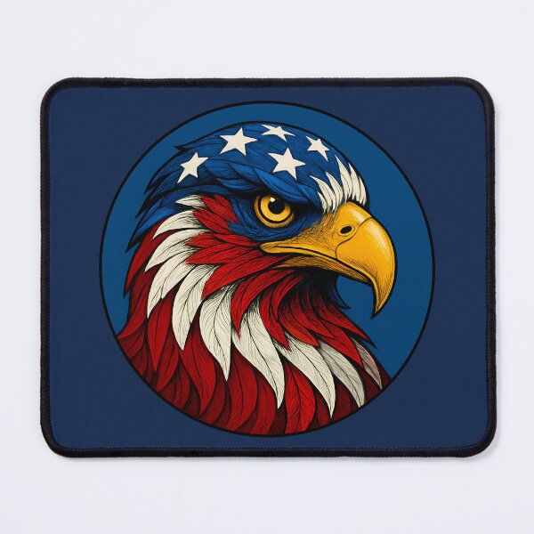 Item preview, American Eagle - Round designed and sold by oops-I-drew-again.