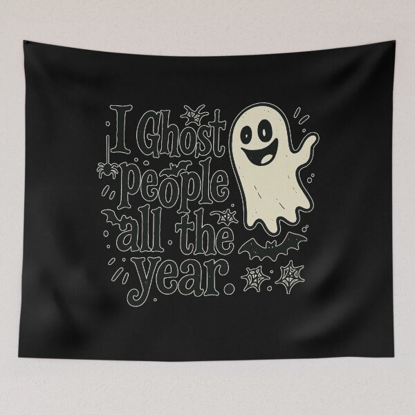 Item preview, I Ghost People All The Year designed and sold by Prints-by-Olaf.