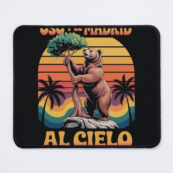 Item preview, Oso y El Madrid Al Cielo | Madrid Bear & Tree Retro Sunset Design designed and sold by Apparel Fashion.