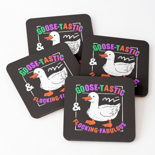 Item preview, Goose-Tastic and Flocking Fabulous – Funny Goose Cartoon Design designed and sold by WHDProduction45.