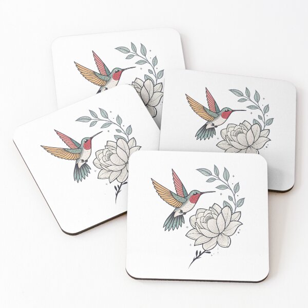 Item preview, Ethereal Bloom Humming Emblem designed and sold by Alahchin Art.