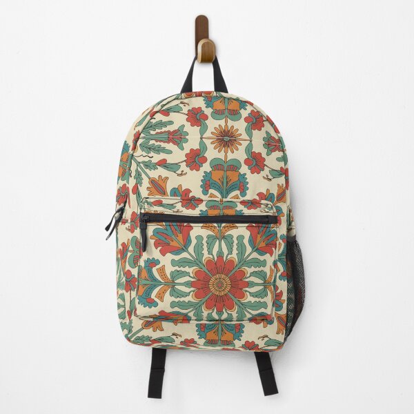 Item preview, Vintage Egyptian Floral Folk Pattern in Autumn Tones designed and sold by mariumah.