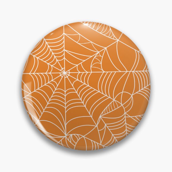 Artikelvorschau, Gruseliges Halloween Spinnennetz Orange entworfen und verkauft von GeoGlam.