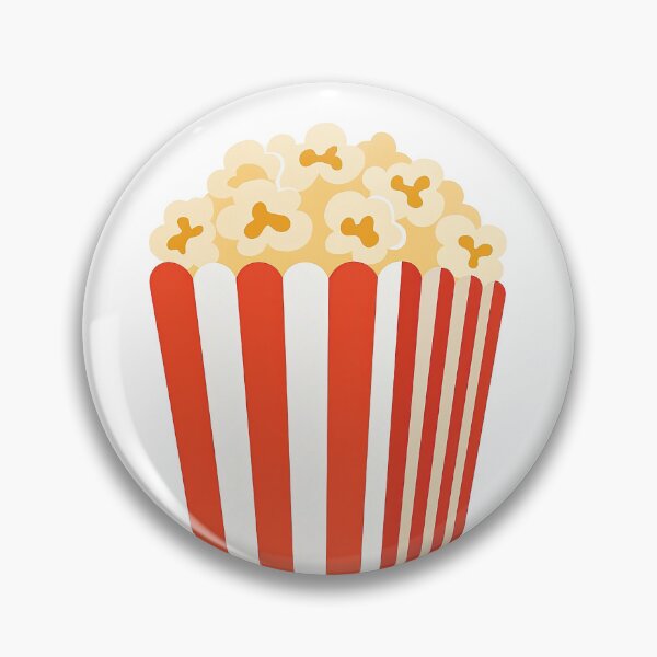Item preview, Classic Red and White Popcorn Box Cinema Snack Design designed and sold by ArtfulWeave.