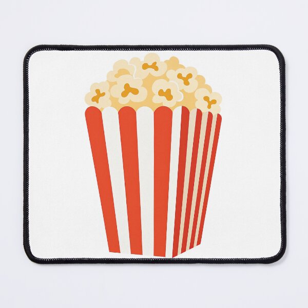 Item preview, Classic Red and White Popcorn Box Cinema Snack Design designed and sold by ArtfulWeave.