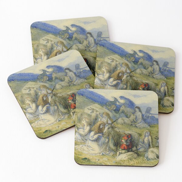 Item preview, Goat herds and pixies by Richard Doyle designed and sold by Vintage Designs +.