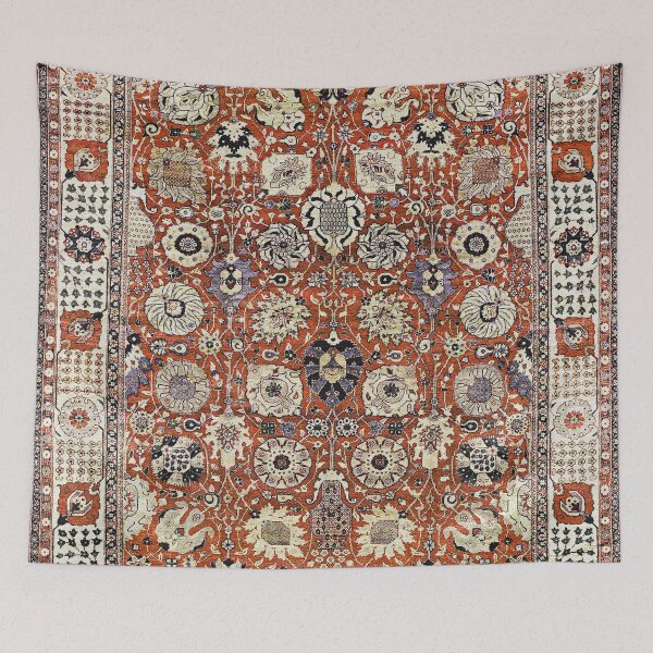 Item preview, Safavid West Persian Carpet designed and sold by Vicky Brago-Mitchell®.