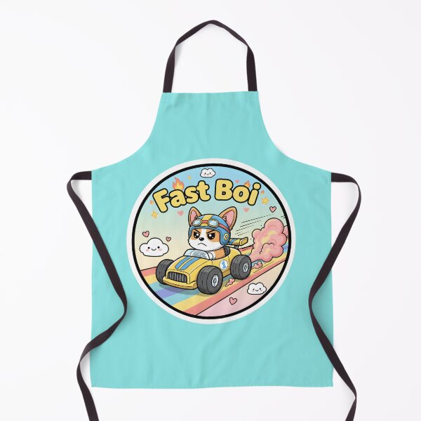 Item preview, Fast Boi Cute Kawaii Racing Corgi designed and sold by designbykev.