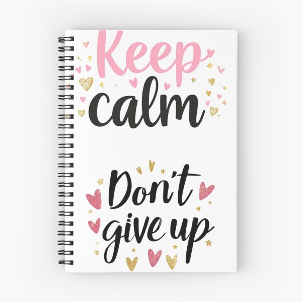 Item preview, Inspirational motivational keep calm don't give up design designed and sold by EchosAndInk.